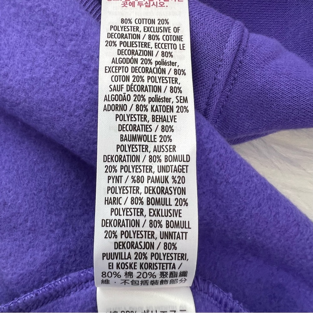 Disney Parks Ariel Purple Crewneck Sweatshirt - Size 2X - New Without Tags - Picture 6 of 6